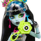 Monster High Monster Fest Doll, Frankie Stein with Glam Outfit & Festival Themed Accessories Like Snacks, Band Poster, Statement Bag & More