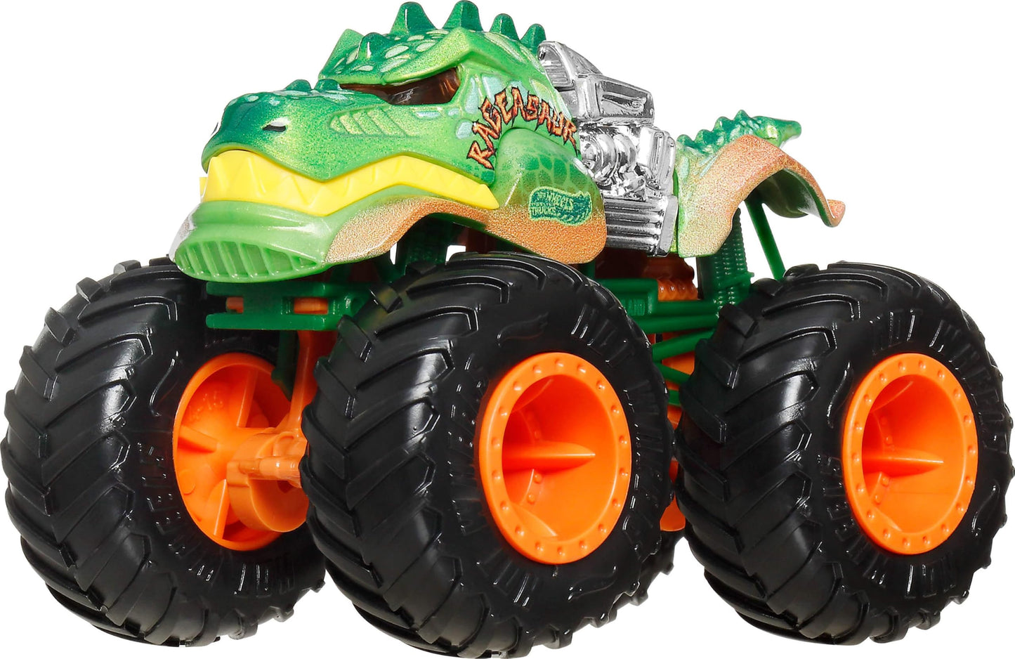 Hot Wheels Toy Cars & Monster Trucks, Sharks vs. Dinos Multipack with 8 Total Vehicles, Including Big Rigs, 1:64 Scale Monster Trucks & 1:64 Scale Hot
