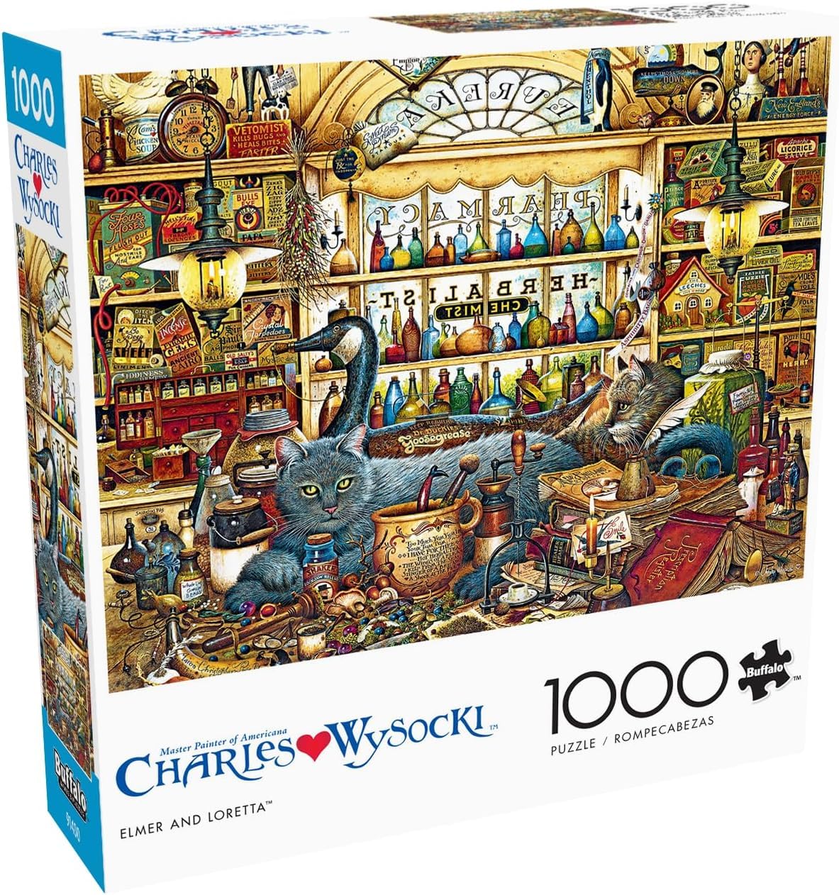 Buffalo Games - Charles Wysocki Elmer and Loretta - 1000 Piece Puzzle