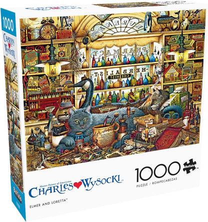 Buffalo Games - Charles Wysocki Elmer and Loretta - 1000 Piece Puzzle