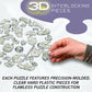 BePuzzled | Skull Original 3D Crystal Puzzle, Ages 12 and Up