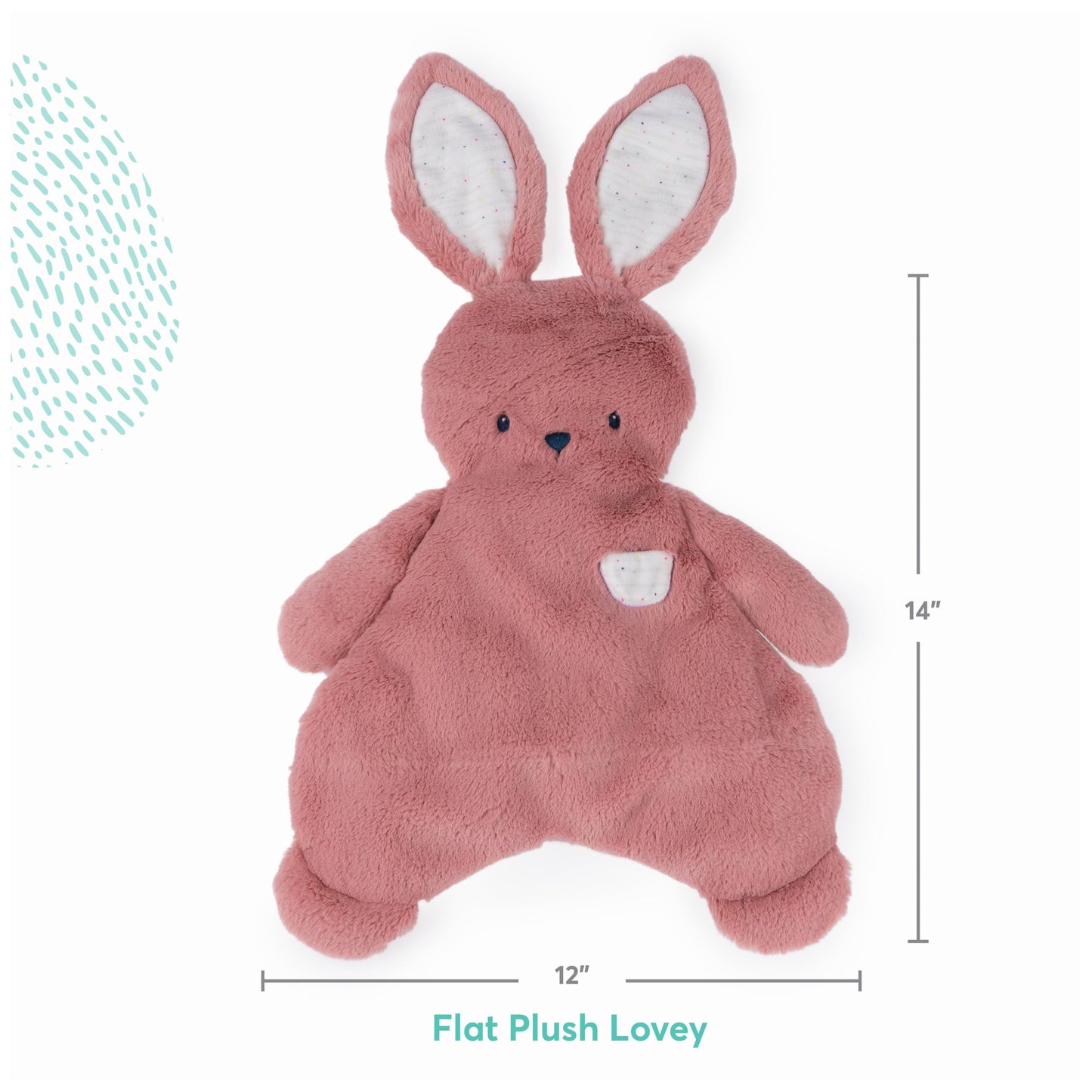 GUND Baby Oh So Snuggly Bunny 14-Inch Plush Lovey Blanket for Ages 0+