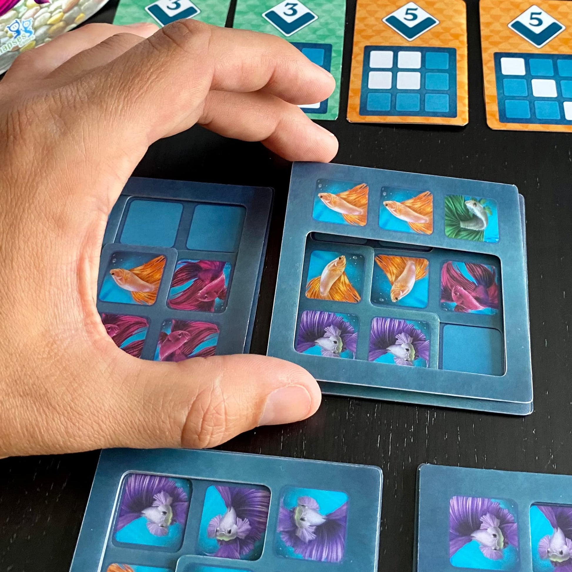 Synapses Games | Betta | Strategy Board Game | Tile Placement Puzzle | 1 to 5 Players | 20 Minutes | Ages 8+