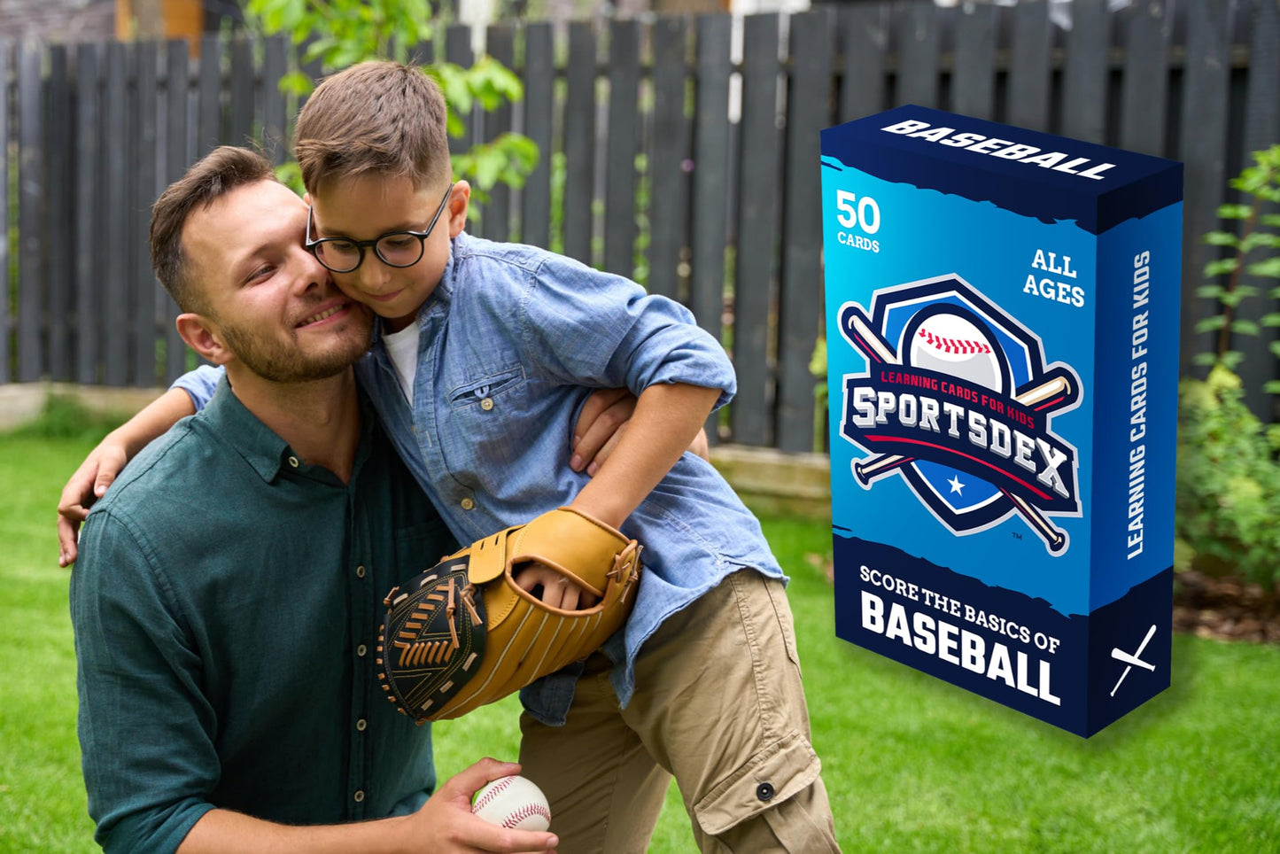 SportsDex Baseball Learning Cards | Flash Cards | Youth Baseball Coaching Cards for Beginners | Learn Rules, Plays & Skills | Fun Sports Education