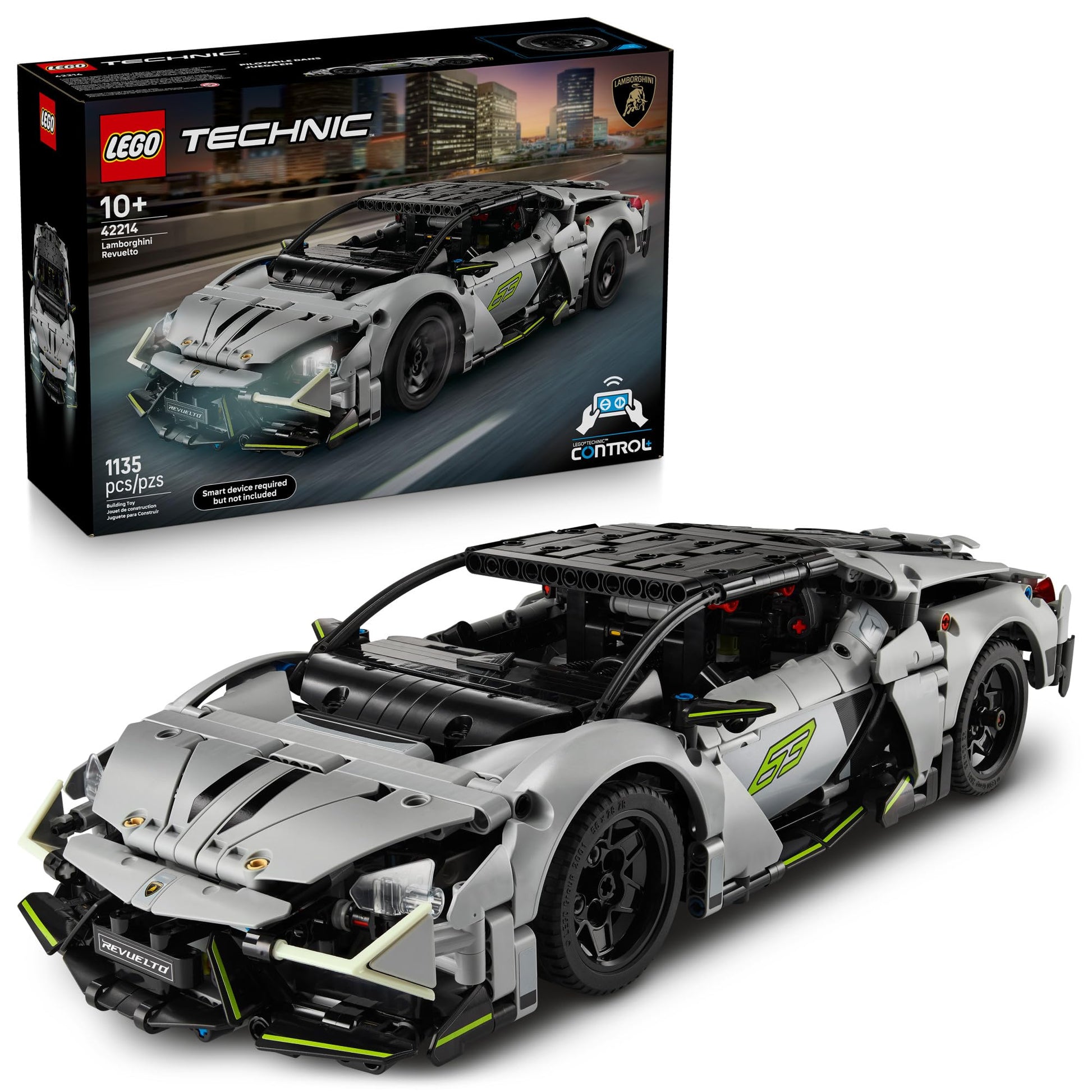 LEGO Technic Lamborghini Revuelto Super Sports Car Toy - Building Set for Girls & Boys - Lamborghini Model Kit for Kids, Ages 10+ - Makes a Great Gift