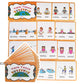 Zwttey Irregular Verbs/Verb Tense 2 Themes English Flashcards Vocabulary Building Pocket Cards Grammar Educational Learning Aids Pre-Kindergarten