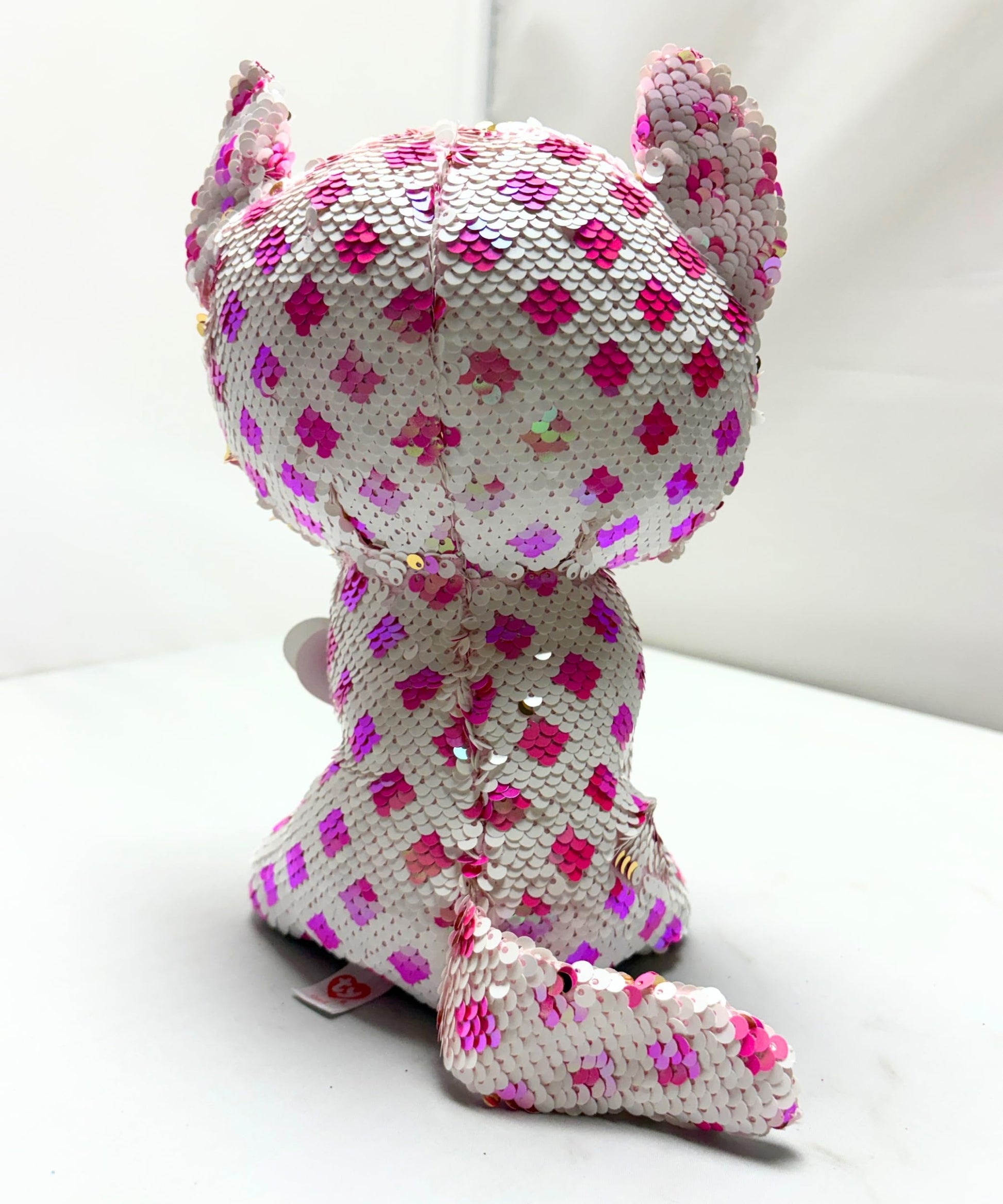 TY36791 Flippables Cupid The CAT Sequins Soft Toy, 24 cm, Multi-Coloured