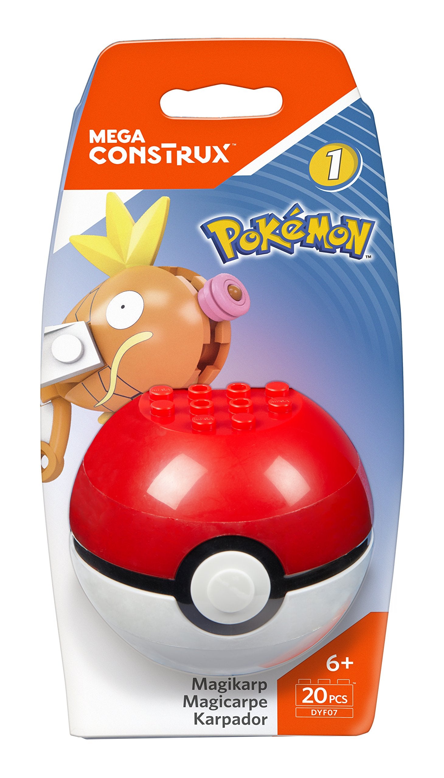 Mega Bloks Construx Pokemon Magikarp Building Set