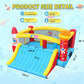 Whubefy Inflatable Bounce House for Big Kids 8-12, 13.4x13.4Ft Bouncy House Indoor/Outdoor, Jumping Castle with Blower for Kids, Space Theme Bounce