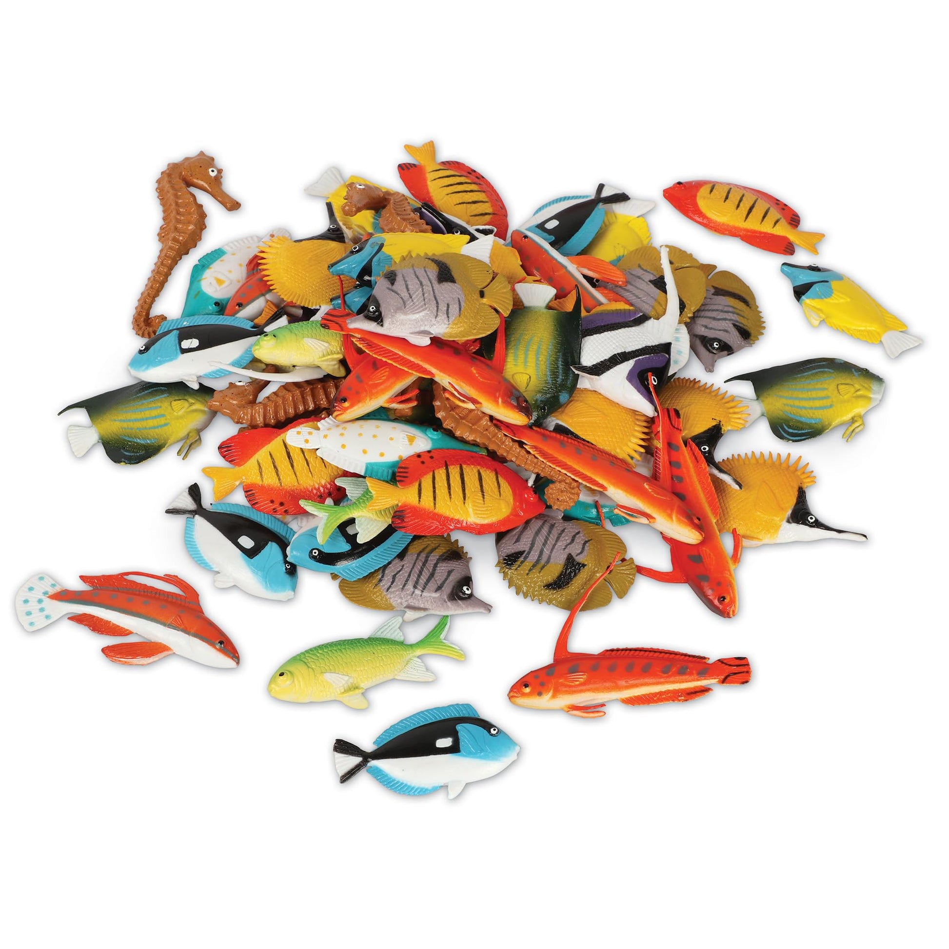 Learning Resources Fun Fish Counters, Set of 60, Ages 3+, Educational Counting and Sorting Toy, Fine Motor Skills ,Animal Toys for Kids