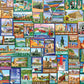 White Mountain 1000 Piece Jigsaw Puzzle United States Travel Puzzles with Large Pieces Gift for Adults and Family 24"x30" - America