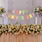 Happy Anniversary Banner, Wedding Anniversary Party Funny Paper Sign Party Supplies