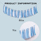 SOLUXIKA Blue and White Gingham Banner/Garland - First Birthday High Chair Banner,Gingham Garland For Baby Shower,Wall Hanging, Nursery Decor,Party
