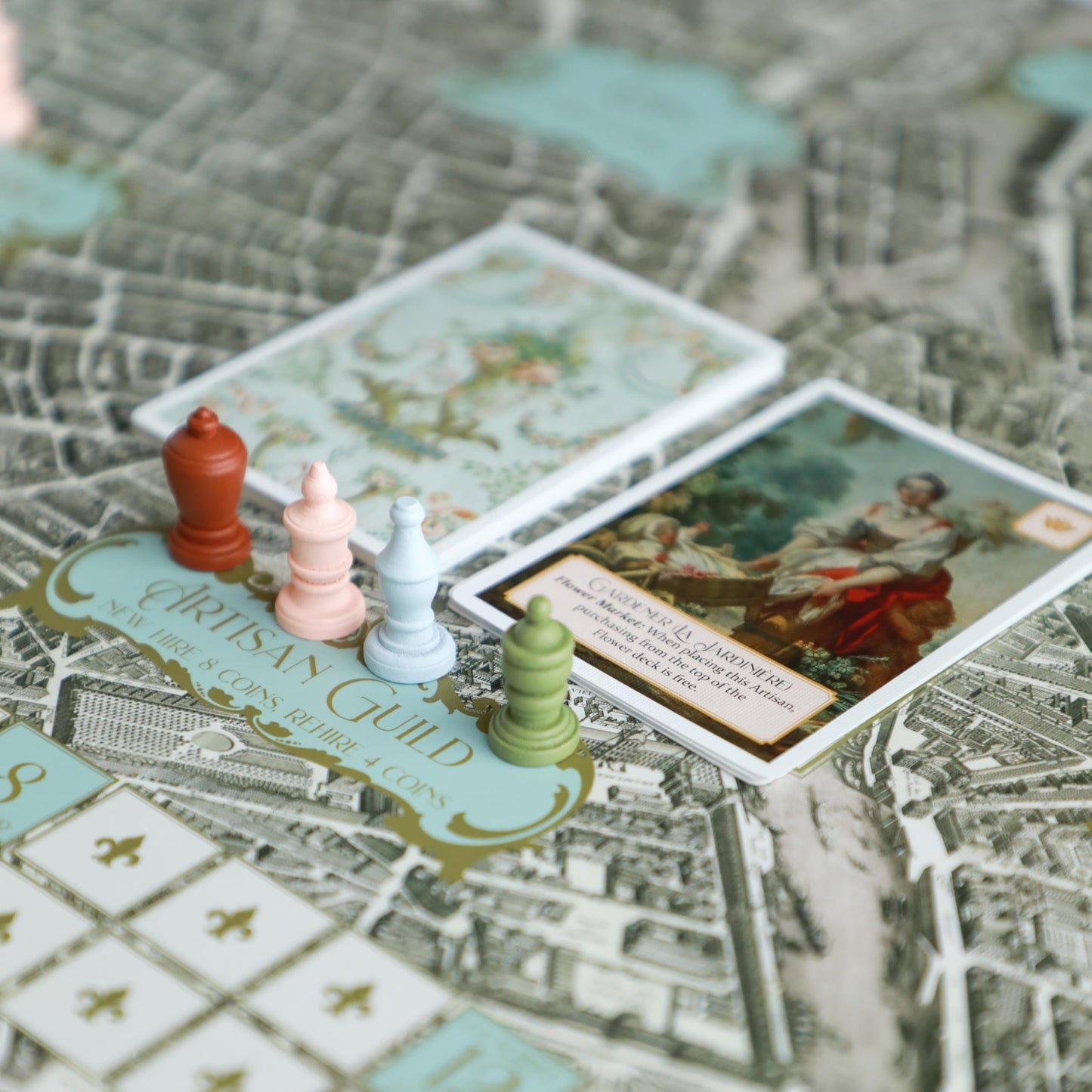 La Fleur Board Game | Family Board Game | Rococo Garden Building for Plant Lovers | Beautiful Historic Artwork | Ages 8+ | for 1-4 Players | Easy