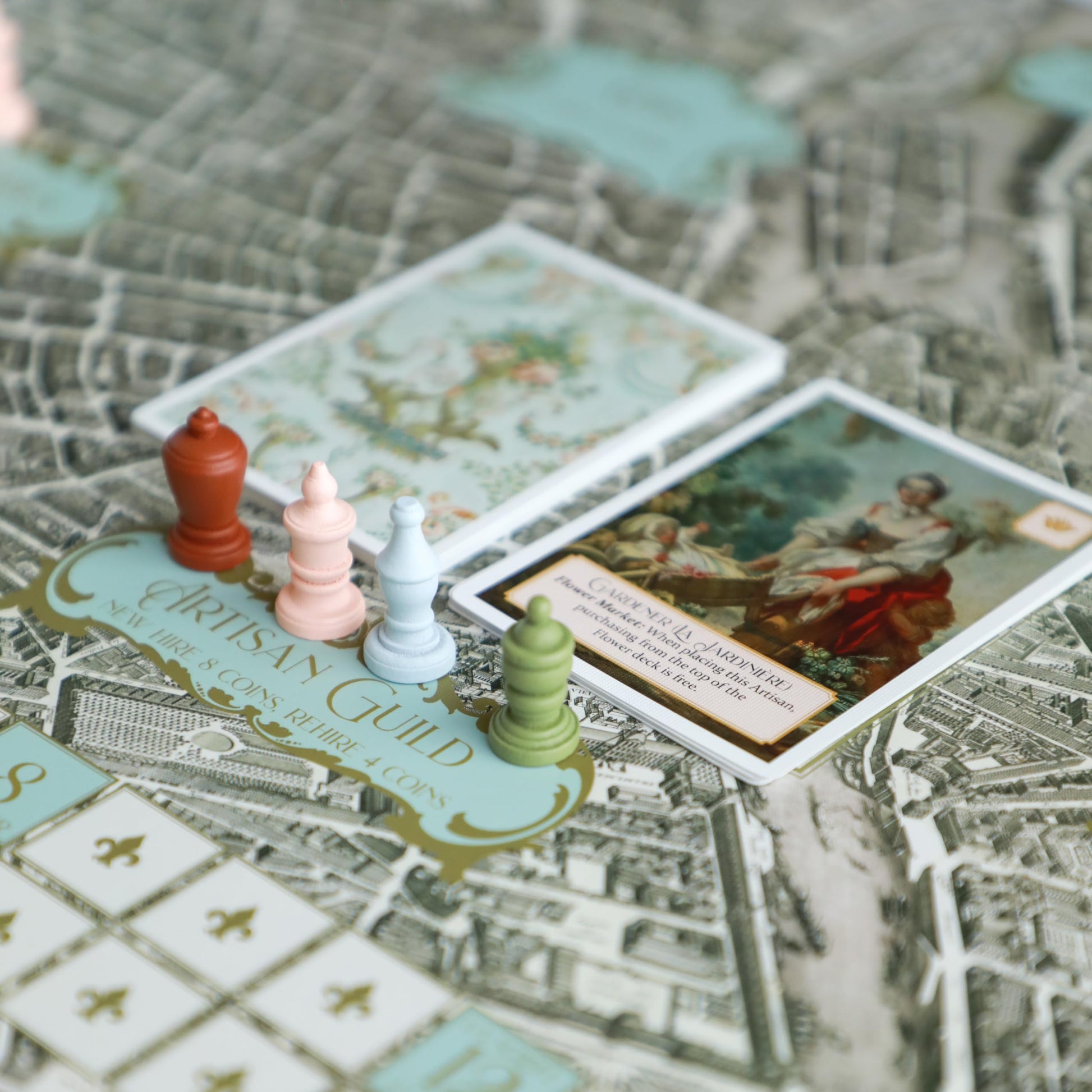 La Fleur Board Game | Family Board Game | Rococo Garden Building for Plant Lovers | Beautiful Historic Artwork | Ages 8+ | for 1-4 Players | Easy