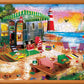 Masterpieces 550 Piece Jigsaw Puzzle For Adults and Family - Oceanside Camping - 18"x24"