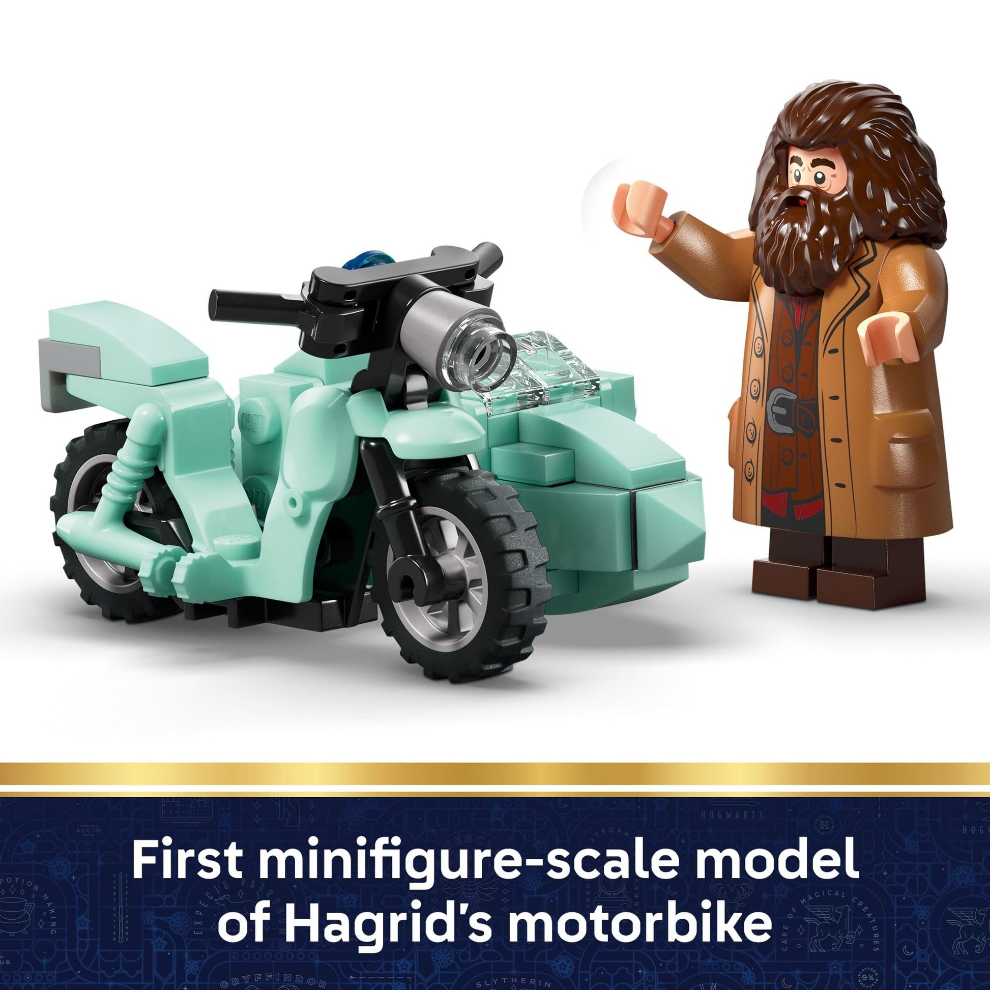 LEGO Harry Potter Hagrid & Harry’s Privet Drive Escape Building Toy for Boys & Girls - Pretend Play Set for Kids, Ages 8+ - W/Mini Hagrid's Motorcycle