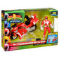 Power Rangers Mighty Morphin Re-Ignition - Tyrannosaurus Battle Bike with Red Ranger Figure by Playmates Toys