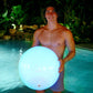 Poolcandy Inflatable Beach Ball Illuminated LED Giant Size 30 inch Wide Inflatable Ball