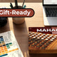 BSIRI Wooden Reversi Othello Board Game Classic Strategy Games of Family for Adults and Senior Wood Black and White Pieces and Great Gifting