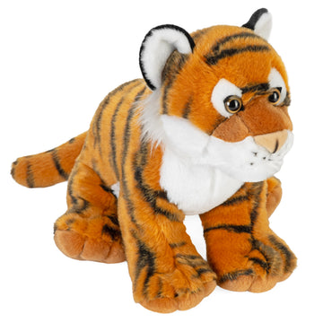 Wild Republic Tiger Cub Plush, Stuffed Animal, Plush Toy, Gifts for Kids, Cuddlekins, 12", Multi, Model:19372