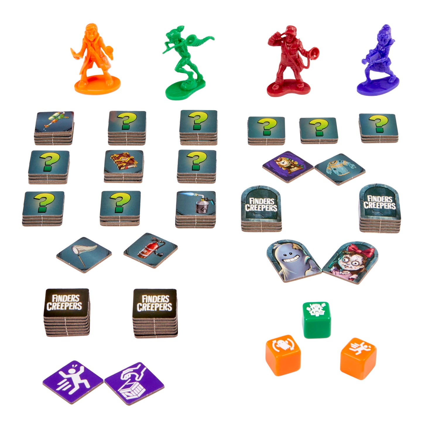 Micro Games of America™ Finders Creepers Board Game an App-Vanced™ Game - Hunt Digital Monsters with Your Phone, 2-4 Players, Ages 8+