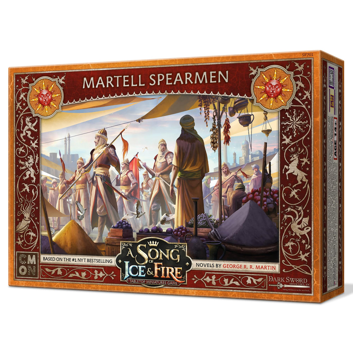 CMON A Song of Ice & Fire Martell Spearmen Unit Box