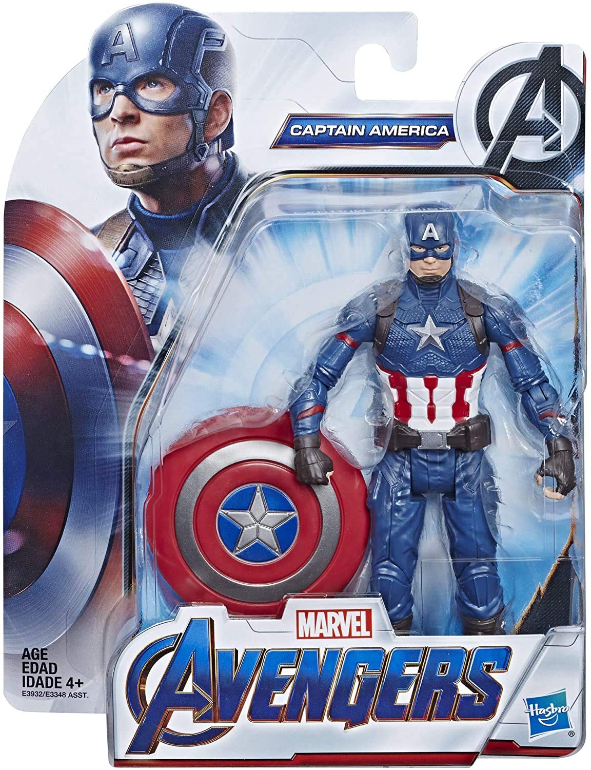 Marvel Avengers Captain America 6"-Scale Marvel Super Hero Action Figure Toy
