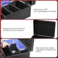 ProCase Toploader Storage Box with 6 Removable Dividers, Sports Card Hard Carrying Case with 16 Colorful Divider Tab For 3”×4” 35PT Rigid Cards, 600+