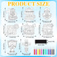 XEQWZVFR 40 Sets Christian Crafts for Kids Coloring Card Fridge Magnet Coloring Pen Religious Sunday School Craft Jesus Loves Me Color Your Own DIY