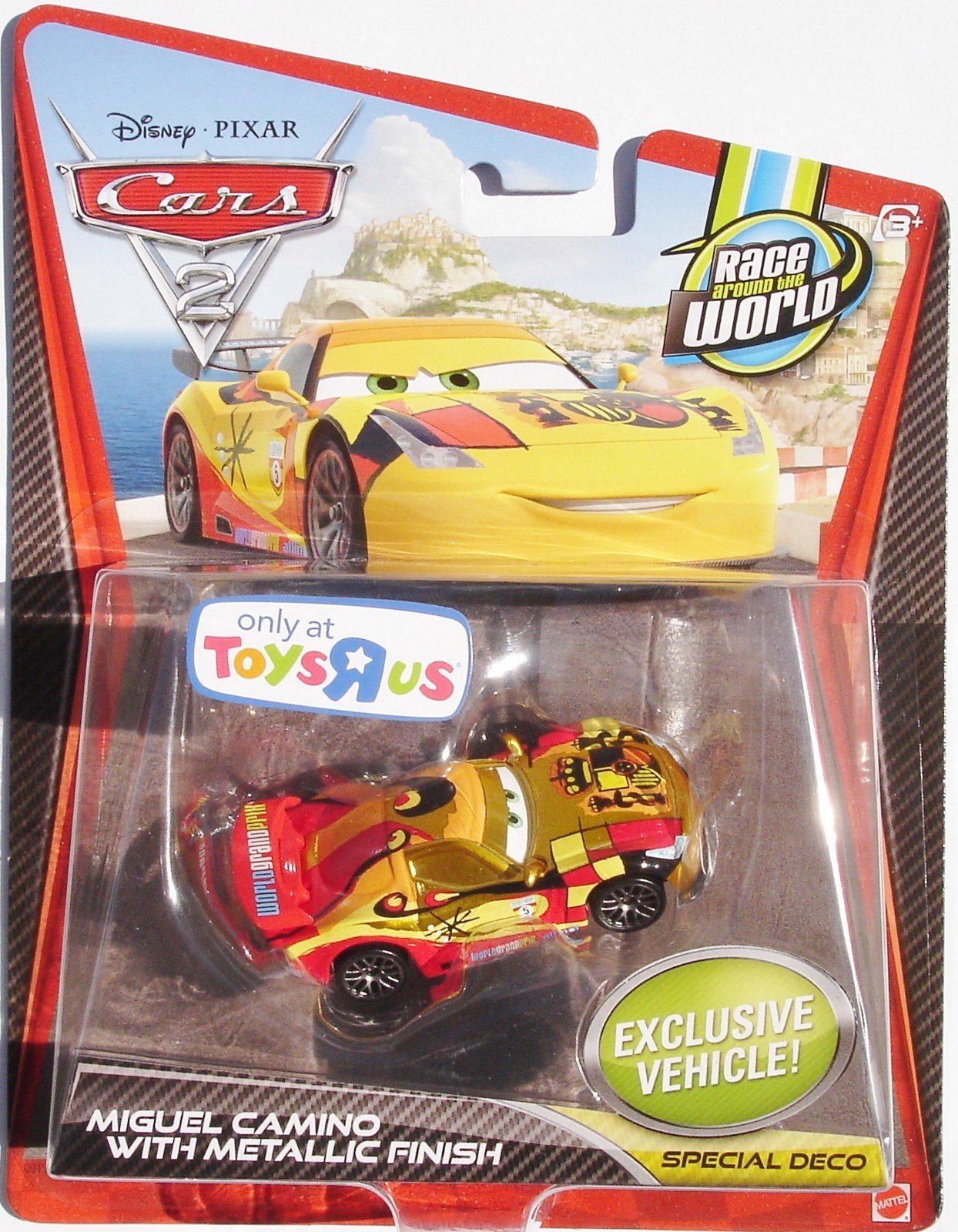 Disney Pixar Cars 2 Exclusive Miguel Camino with Metallic Finish