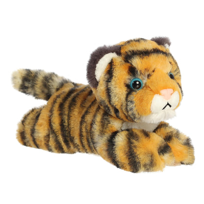 Aurora® Adorable Mini Flopsie™ Tiger Cub Stuffed Animal - Mini Companions Ready for Playful Adventures - for Kids All Ages, Toddlers, Adults,