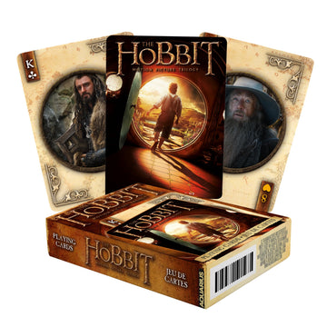 AQUARIUS The Hobbit Playing Cards Standard Size - Themed Novelty Deck with 52 Unique Movie Designs - Collectible Merchandise Gift for Teens and Adults