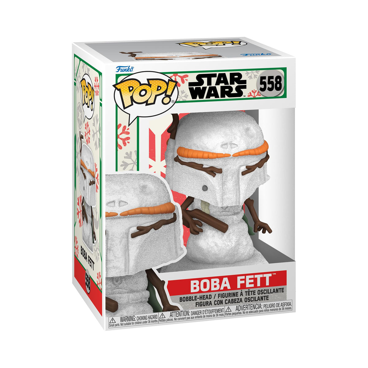Funko Pop! Star Wars Holiday: Boba Fett Snowman