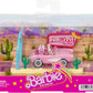 Barbie Mini Barbie Land The Movie Vehicle Collection, Includes 2 1.5-inch Dolls & Vehicles Inspired by The Film