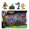 Sonic Prime 2.5-inch Action Figures Bos Cage Maze Themed 5 Pieces: Sonic, Gnarly Knuckles, Mangey Tails, Tree Stump and Green Shard. Ages 3+