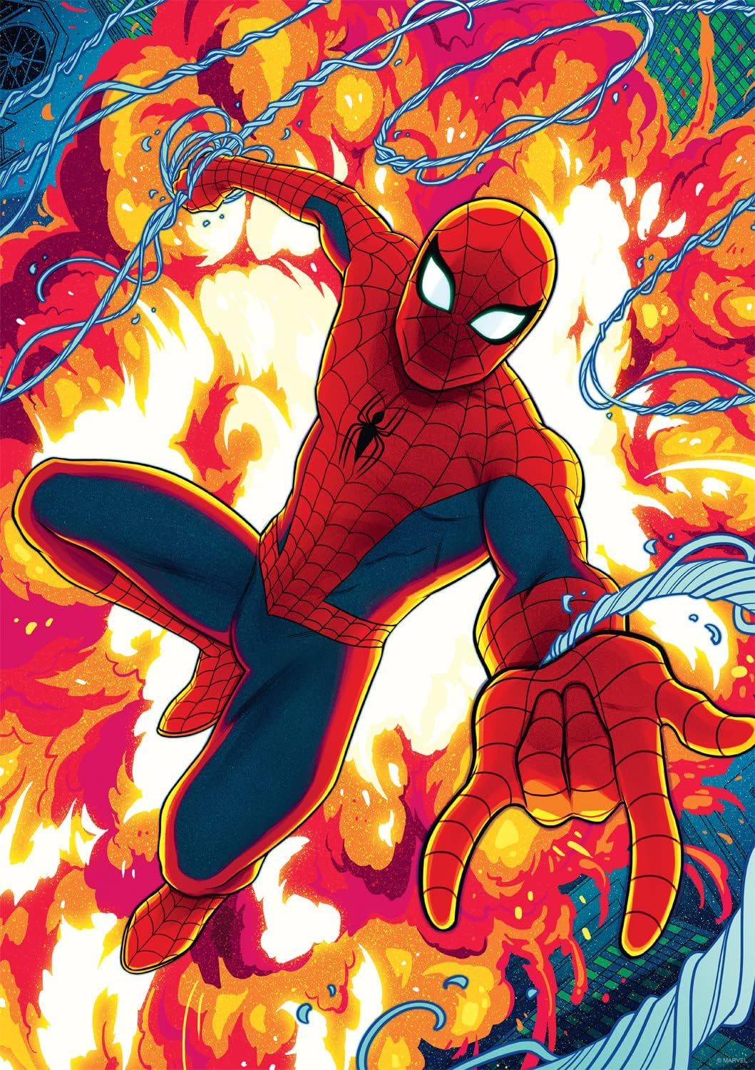 Buffalo Games - Marvel -Tales Featuring Spider-Man - 500 Piece Jigsaw Puzzle for Adults -Challenging Puzzle Perfect for Game Nights - Finished Size is