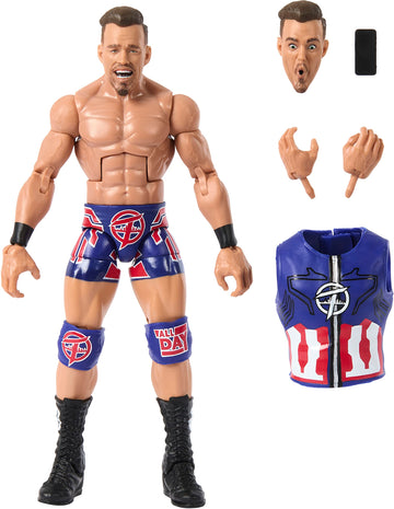 Mattel WWE Austin Theory Elite Collection Action Figures, Deluxe Articulation & Life-like Detail with Iconic Accessories, 6 in
