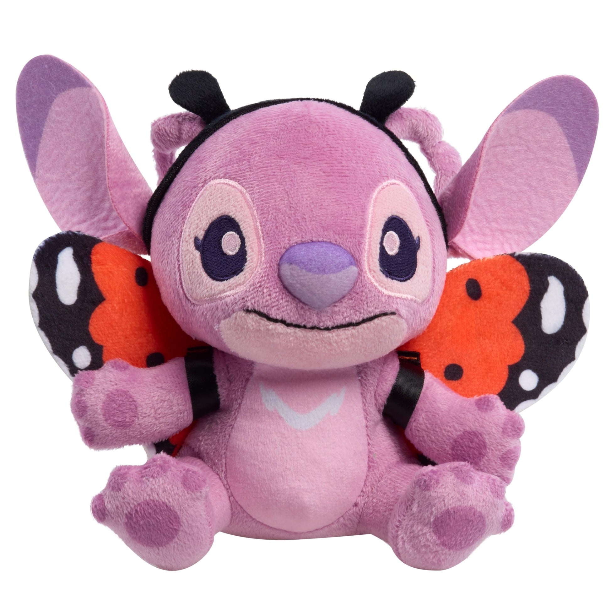Disney Stitch Goes Wild Small Plush - Angel Butterfly, Soft Collectible Plush Stuffed Animal Toy with Wild Details, Cute & Fluffy, for Kids, Fans