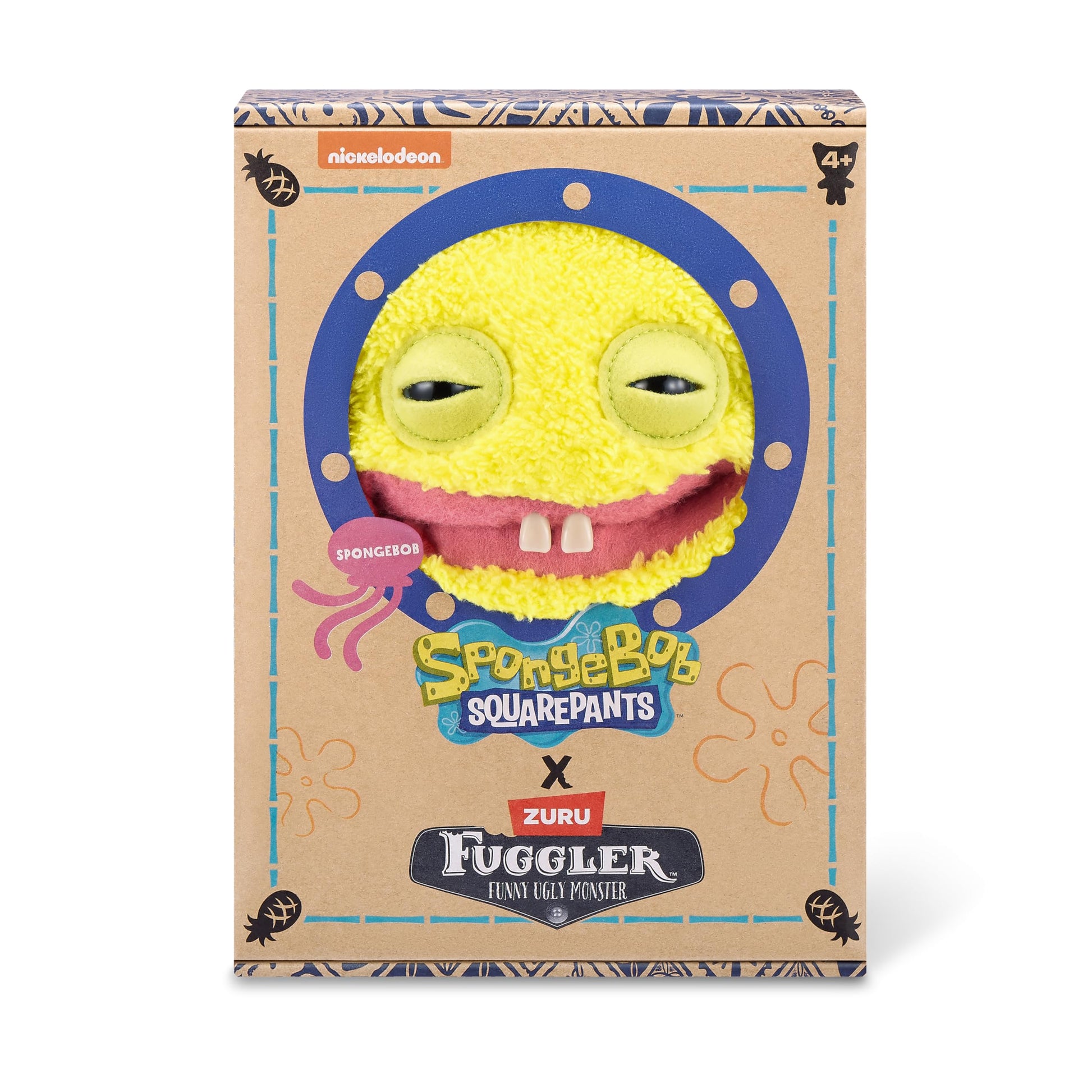 Fuggler Spongebob Squarepants 9" Plush - Spongebob