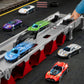 Kenthoris 78 inches Transport Truck with 24pcs Die-Cast Cars Toys, Cars Toddler Toys Gifts for 2-7 Years Old Boys & Girls, Blue Modern Truck Toys