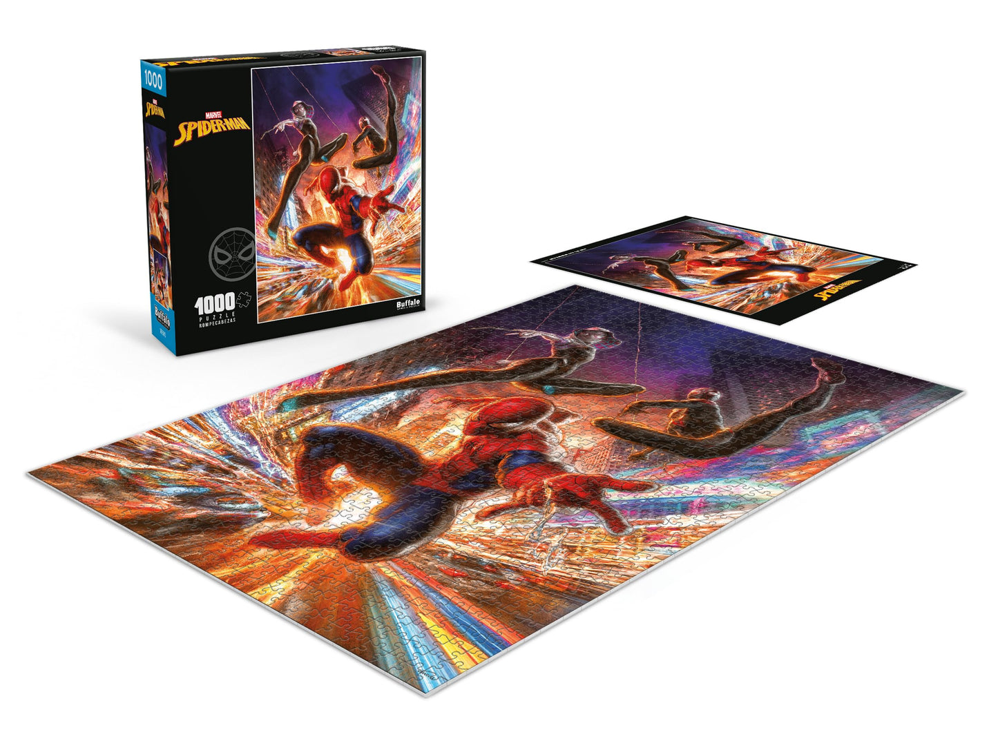 Buffalo Games - Marvel Comics Spider-Man Web-Swinging - 1000 Piece Puzzle