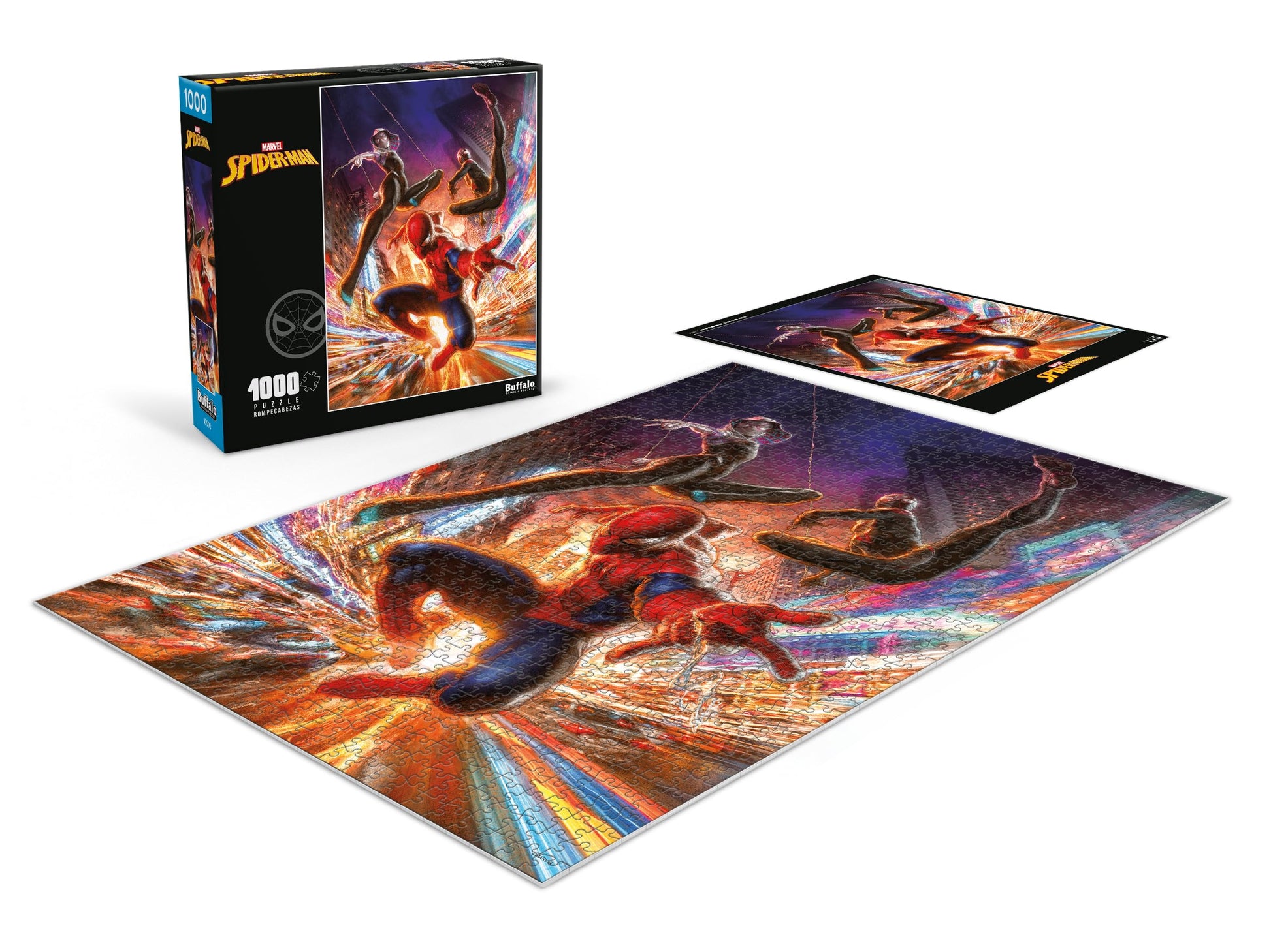 Buffalo Games - Marvel Comics Spider-Man Web-Swinging - 1000 Piece Puzzle