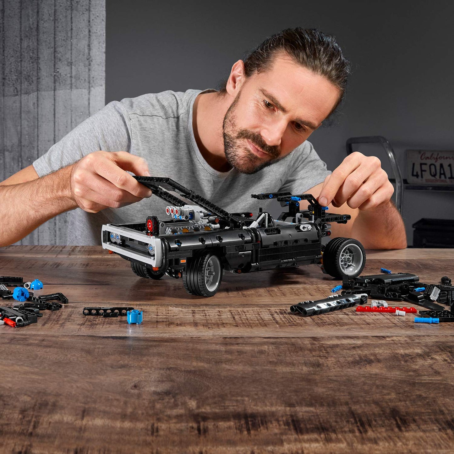 LEGO Technic Fast & Furious Dom's Dodge Charger 42111 Building Toy - Racing Car Model Building Kit, Iconic Movie Inspired Collector's Set, Gift Idea