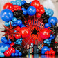 ALL-IN-1 Spider Balloon Arch Kit with BONUS Starburst for Spidy Birthday Decorations - Red Blue Spider Balloons for Spidy Man Party Decorations