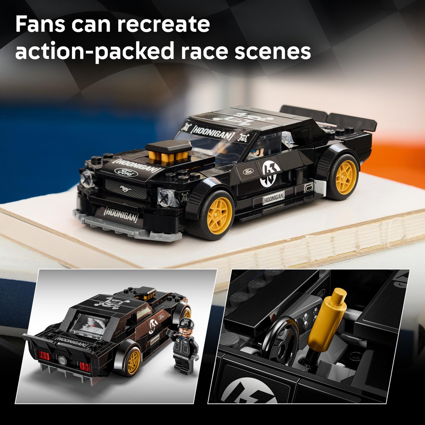 LEGO Speed Champions Ken Block's '65 Ford Mustang Hoonicorn V1 77262