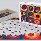EuroGraphics Color Study of Squares and Circles, 1913 by Kandinsky Puzzle (1000-Piece), Model:6000-1323 , Red