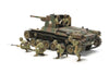 Tamiya -TAM35331 Panzer Japanese Model Hobby Aircraft Construction Kits, 35331, Full Tank with 6 Dolls, Small