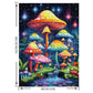 Puzzles for Adults 500 Pieces, Mushroom Jigsaw Puzzles - Starry Night Mushrooms, Impossible Glow in The Dark Puzzle for Seniors Family, 14.96x20.47