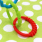 24 Pack Baby Teether Rings Links Toys Colorful Round Connecting Ring for Rattle Strollers Car Seat Travel Toys - Suit for Baby, Infant, Newborn